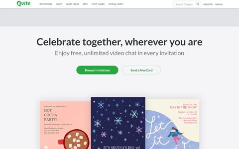 Evite: Free Online Invitations, Virtual Events and eCards