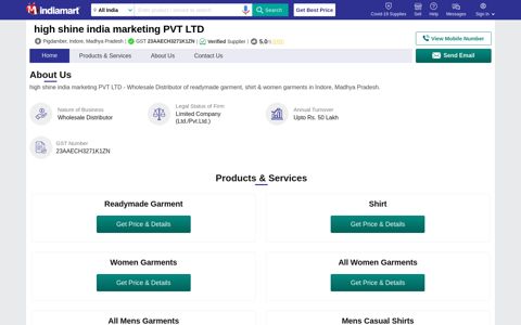high shine india marketing PVT LTD - Wholesale Distributor of ...