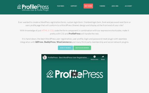 ProfilePress - WordPress User Registration & Profile Plugin