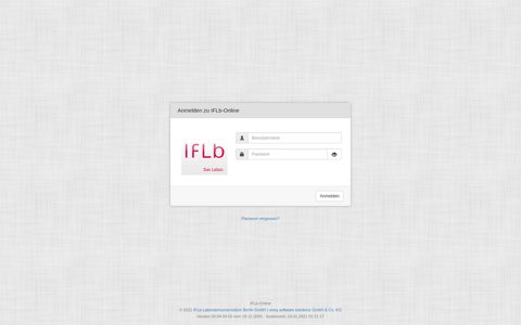 IFLb-Online: Anmelden