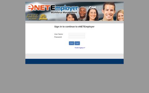 Canadian Payroll Login - eNETEmployer