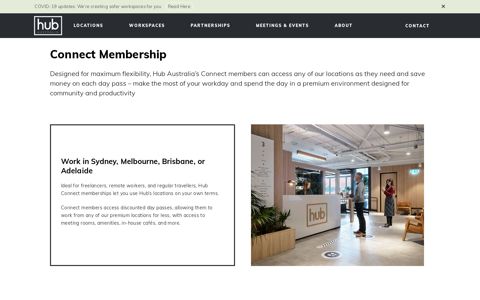 Connect Membership | Hotdesking at Hub Australia