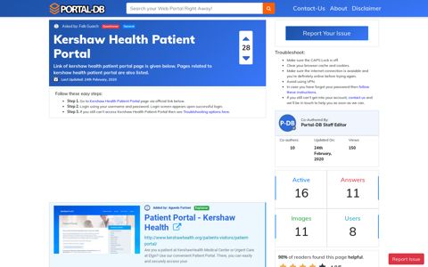 Kershaw Health Patient Portal