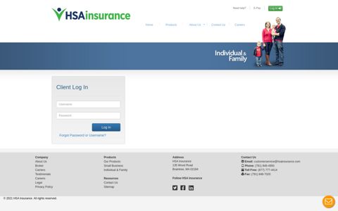 Login - HSA Insurance