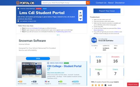 Lms Cdi Student Portal