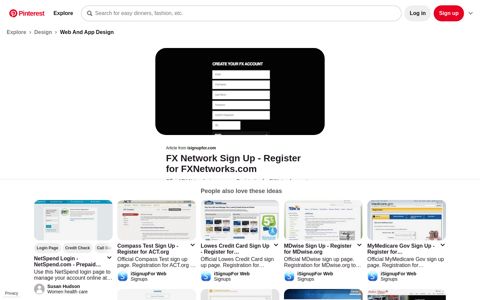 FX Network Sign Up - Register for FXNetworks.com - Pinterest