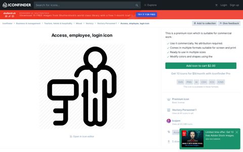 Access, employee, login icon - Download on Iconfinder