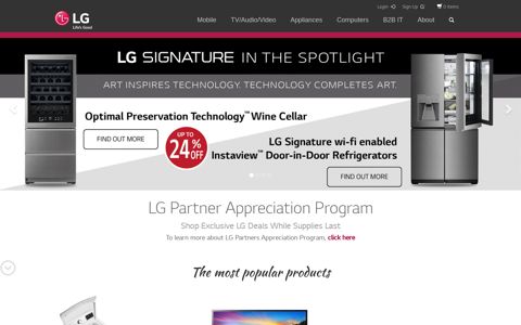 LG Partner Appreciation Program
