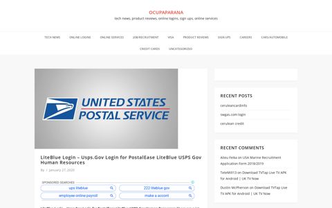 LiteBlue Login – Usps.Gov Login for PostalEase LiteBlue