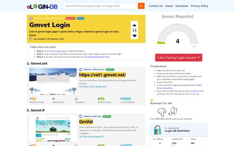 Gmvet Login - Find Login Page of Any Site within Seconds!