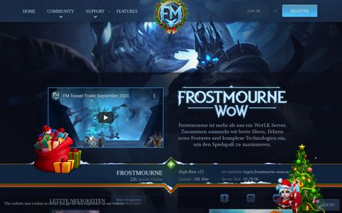 Frostmourne WoW - Home