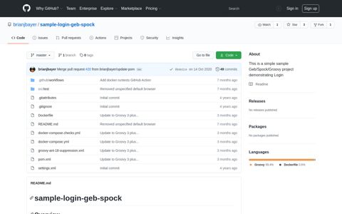 brianjbayer/sample-login-geb-spock: This is a simple ... - GitHub