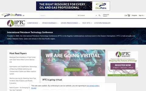 IPTC Conferences - OnePetro