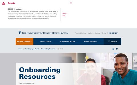 Onboarding Resources Contact Info At The University Of ...