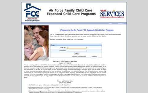 FCC Subsidy Login Page