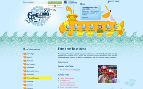 Forms and Resources - Georgetown Pediatrics