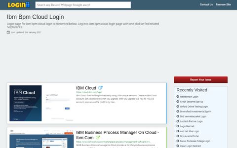 Ibm Bpm Cloud Login - Loginii.com