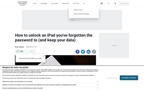How to unlock an iPad you've forgotten the password to ...