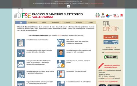 Homepage - Fascicolo Sanitario Elettronico