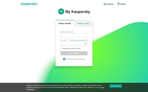 My Kaspersky | Bem-vindo