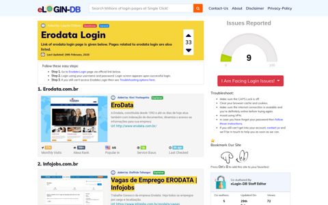 Erodata Login - A database full of login pages from all over the ...