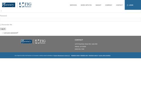 Log In - Janney | FIG Partners