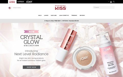 KISS USA: Lashes, Nails, Hair Care Tools, Makeup & Skincare
