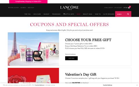 Lancôme Special Offers, Coupons and Promo Codes - Lancôme