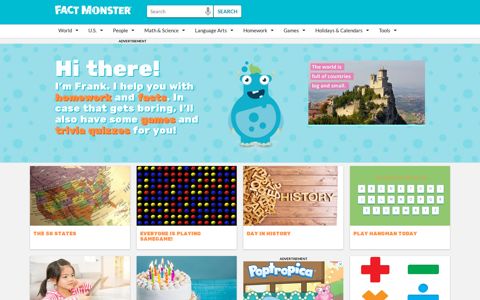 Fact Monster - A Trusted Reference Site for Kids
