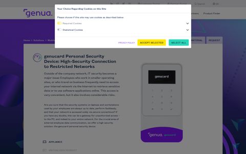 genucard Personal Security Device: High-Security Connection ...
