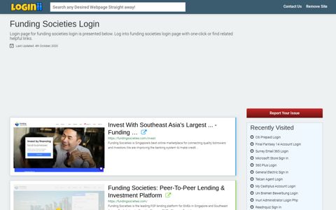 Funding Societies Login - Loginii.com