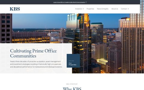KBS: Premier Commercial Real Estate Properties