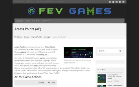 Access Points (AP) | Fev Games