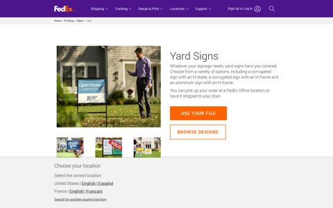 Yard Signs: Custom Lawn & Yard Sign Printing | FedEx Office