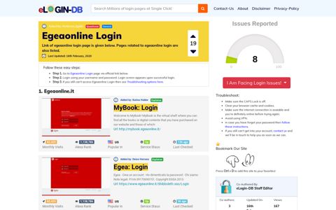 Egeaonline Login - A database full of login pages from all over ...