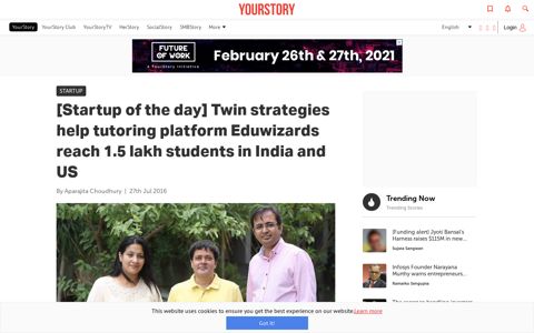 [Startup of the day] Twin strategies help tutoring platform ...