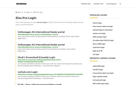 Elsa Pro Login ❤️ One Click Access - iLoveLogin