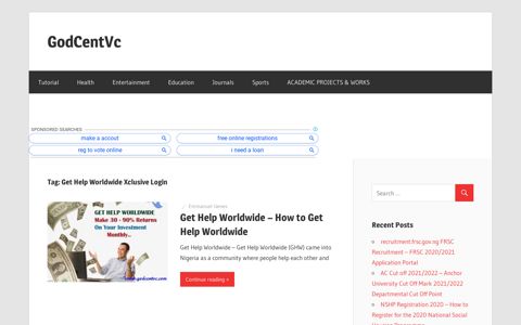 Get Help Worldwide Xclusive Login Archives - GodCentVc
