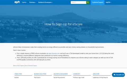 How to Sign Up for eScore | EPB
