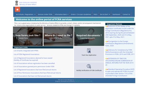 FCRA Online Services