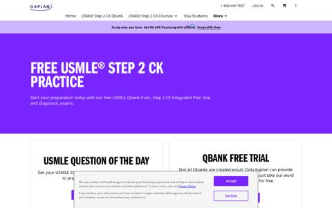 Free USMLE Step 2 CK Practice - Tests & Questions | Kaplan ...