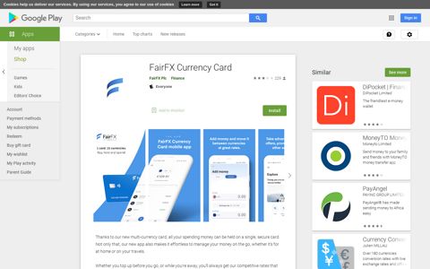 FairFX Currency Card - Apps on Google Play