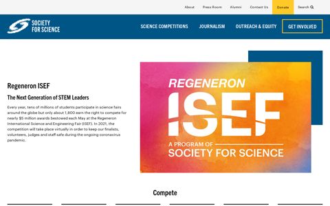 Regeneron ISEF Regeneron International Science and ...