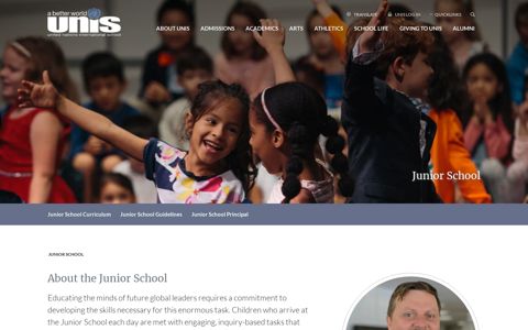 Junior School - UNIS - United Nations International School