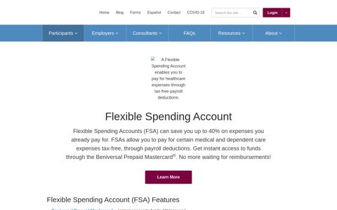 Flexible Spending Account (FSA) | BRI | Benefit Resource