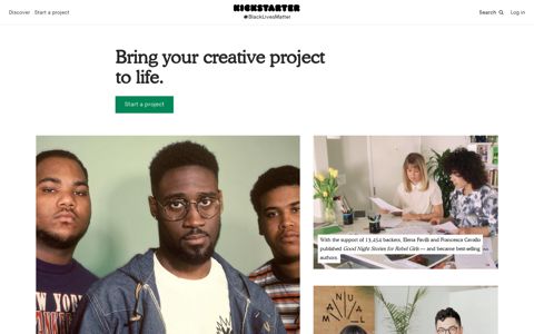 Start your project — Kickstarter