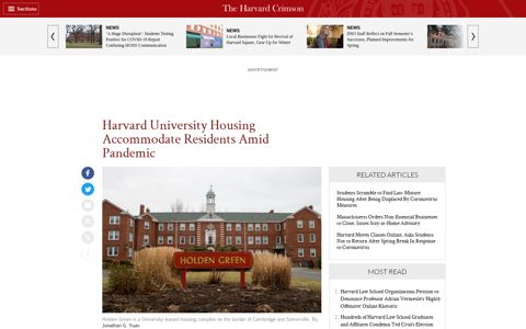Harvard University Housing Accommodate Residents Amid ...