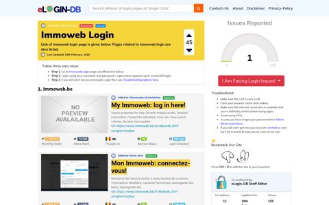 Immoweb Login - A database full of login pages from all over ...