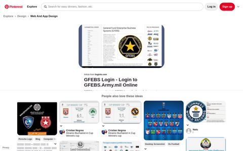 GFEBS Login | Enterprise business, Biometrics, Login - Pinterest