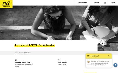 Current FTCC Students - Fayetteville Technical Community ...